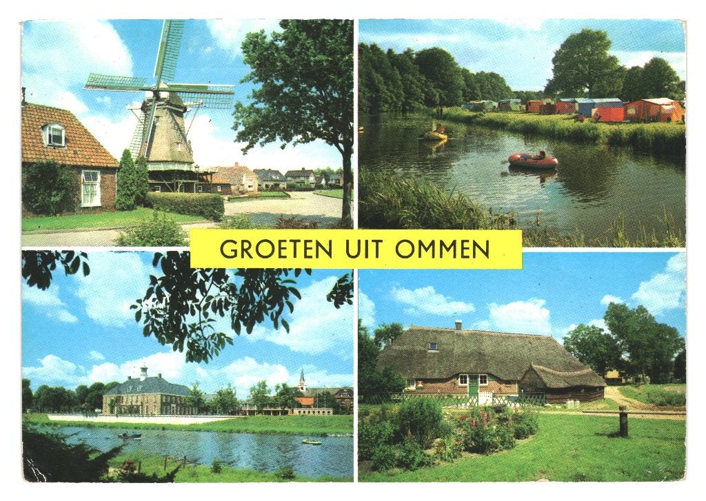 42606 Ommen Ov 1979 _Gelopen met mooie zegel Postcode, Verzamelen, Ophalen of Verzenden, 1960 tot 1980, Gelopen, Overijssel