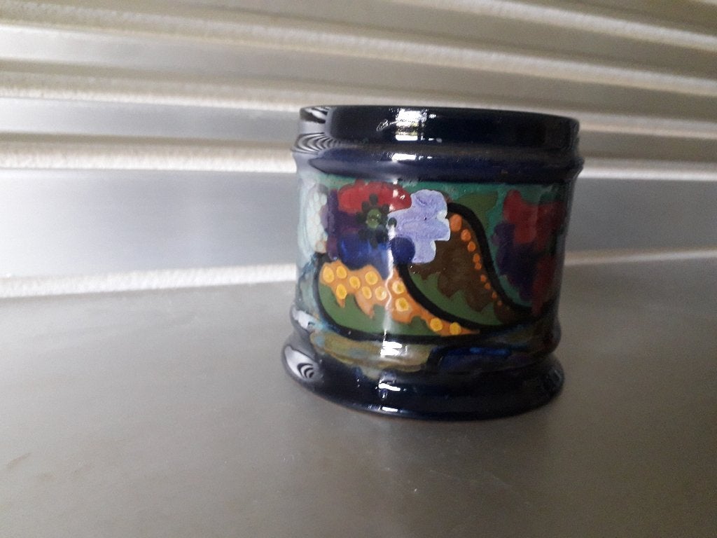 ANTIEKE GOUDA GLANS PLATELEN POT in PERFECTE STAAT, Antiek en Kunst, Ophalen of Verzenden