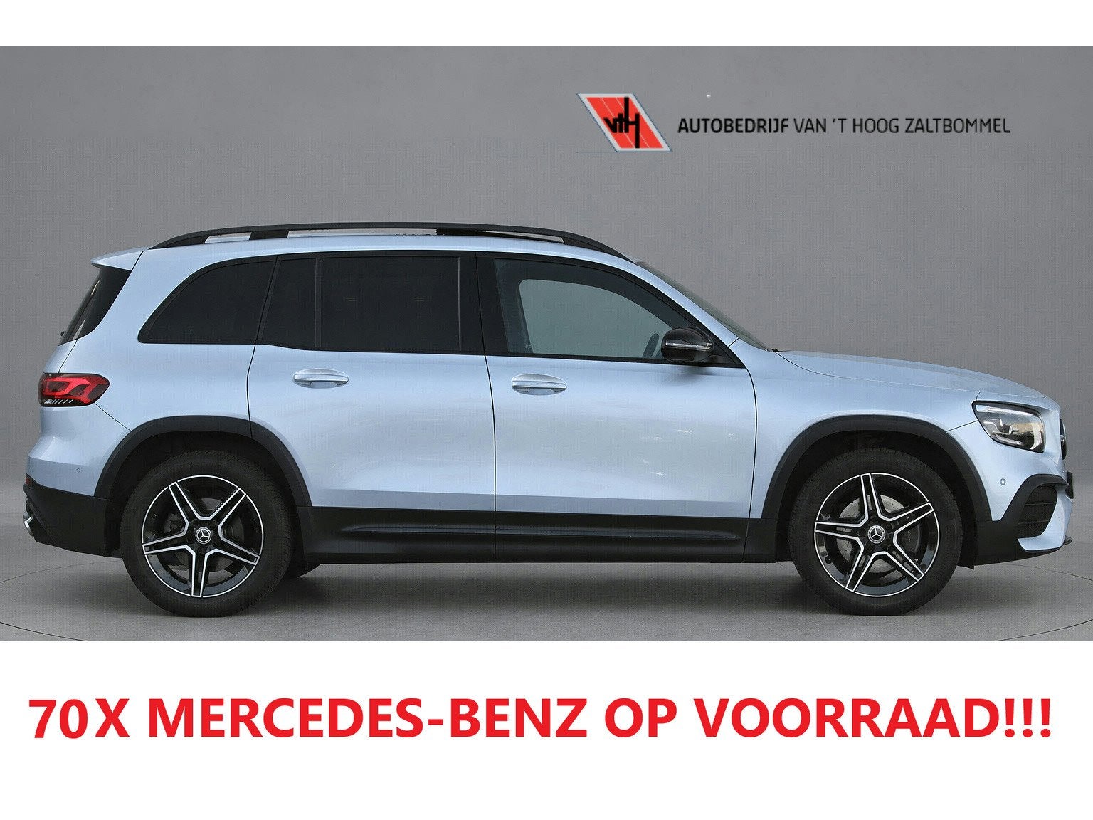 Mercedes-Benz GLB 200 163pk 7-PER AMG LINE NIGHT PANORAMADAK, 4 cilinders, 7 stoelen, Bedrijf, 165 pk