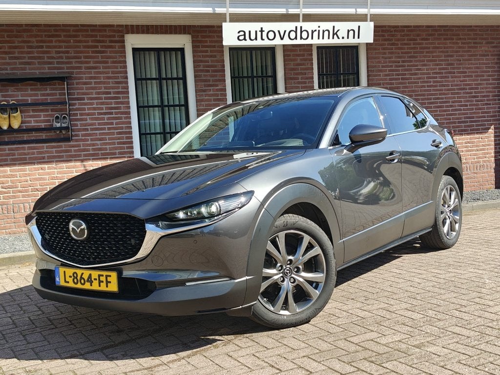 Mazda CX-30 2.0 eSA-X Luxury, 186PK / TREKHAAK / LEER / NAP, Auto's, 1998 cc, Gebruikt, Euro 6, Bedrijf