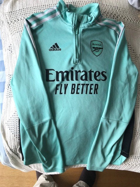 Arsenal trainingsjack, Ophalen of Verzenden, Zo goed als nieuw, Jongen, Jas