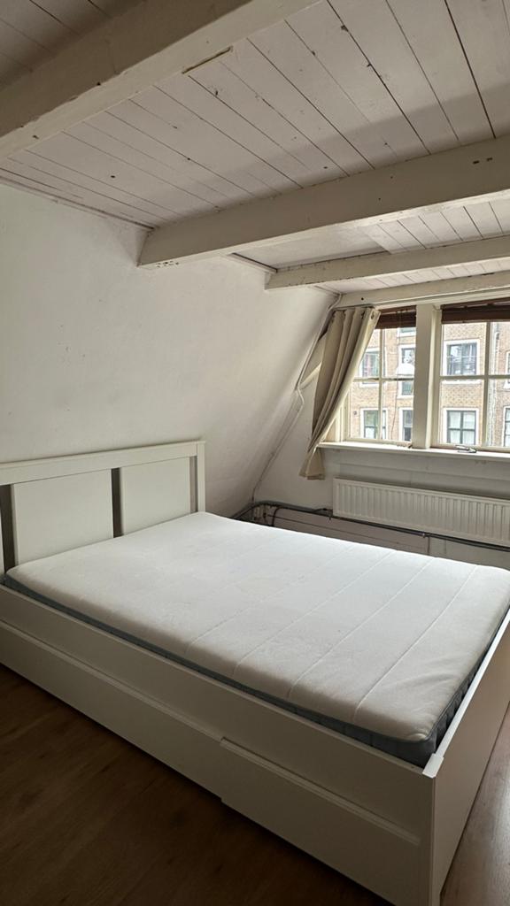 Furniture Pack: Bed Mattress Wardrobe Mirror Storage Unit, Wit, Tweepersoons, Zo goed als nieuw, 200 cm