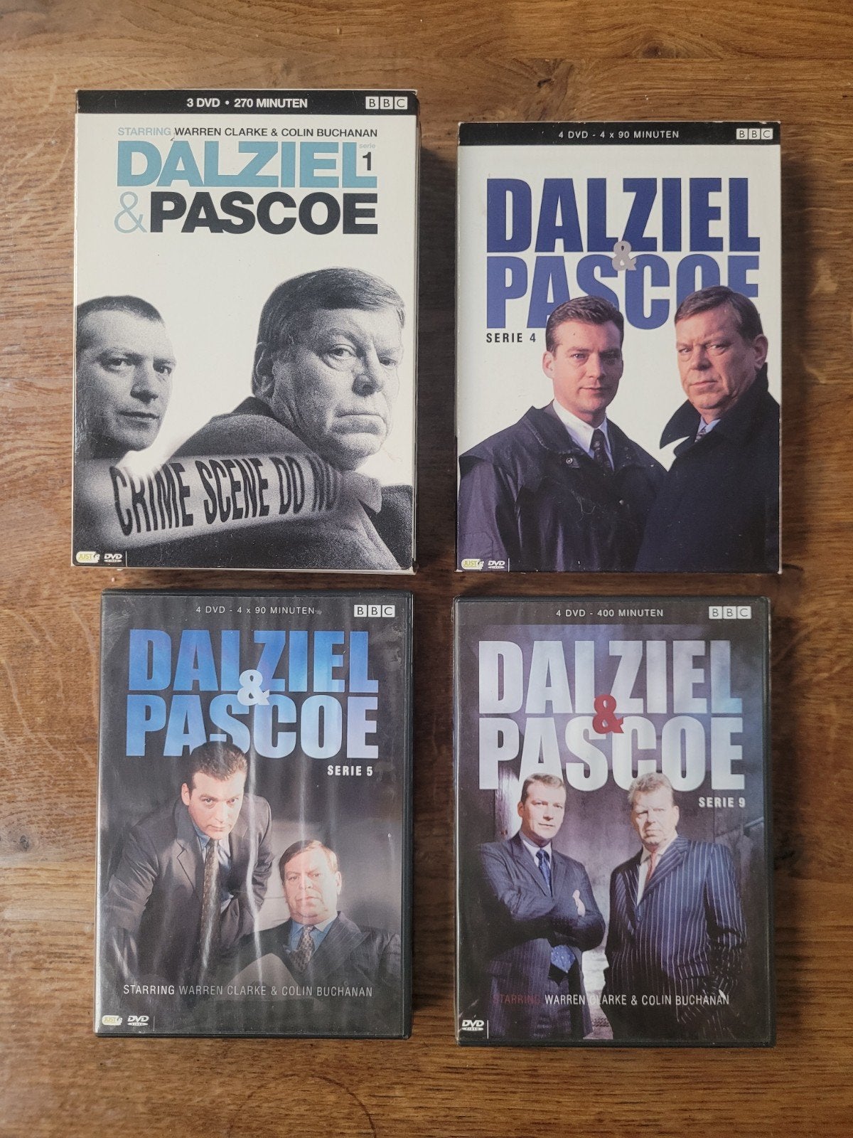 Dalziel & Pascoe DVD Boxsets - Seizoen 1, 4, 5, 9, Misdaad, Nederlands, Ophalen of Verzenden, Seizoen 1