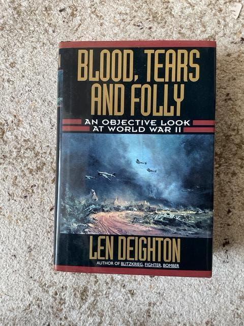 oologsboek Blood,Tears and Folly van Len Deighton, Tweede Wereldoorlog, Nieuw, Ophalen of Verzenden, Algemeen