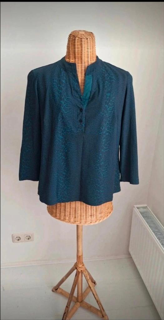 Studio Anneloes Travelstof Shirt maat S/36, Studio Anneloes, Blauw, Ophalen of Verzenden, Zo goed als nieuw