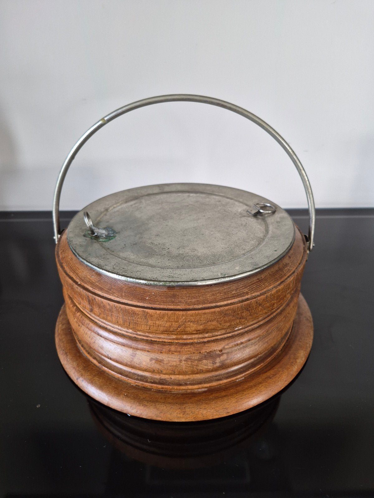 Antieke Voetenwarmer - Hout en Metaal, Ophalen of Verzenden
