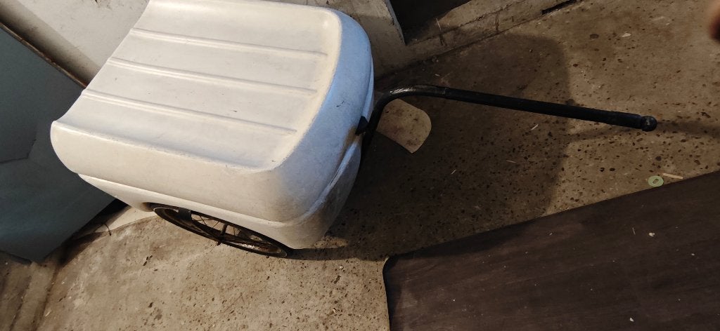 Gebruikte bagagekar voor fiets - stevig en ruim, Ophalen, Gebruikt, Onbekend, Bagagekar