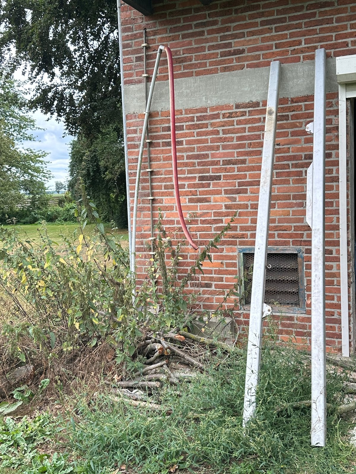 Aluminium palen voor tennisnet - Gebruikt, Ophalen, Gebruikt, Overige typen, Overige merken