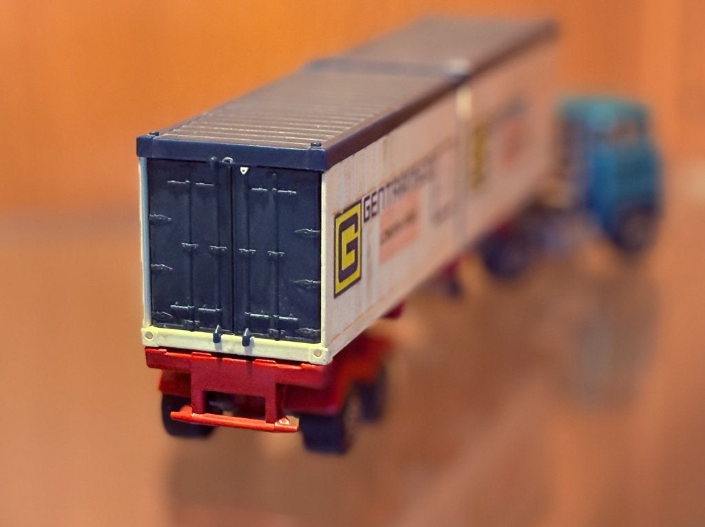 Matchbox Super Kings K-17 Trailer Scammell tractor 25cm lang, Ophalen of Verzenden, Gebruikt, Bus of Vrachtwagen, Matchbox