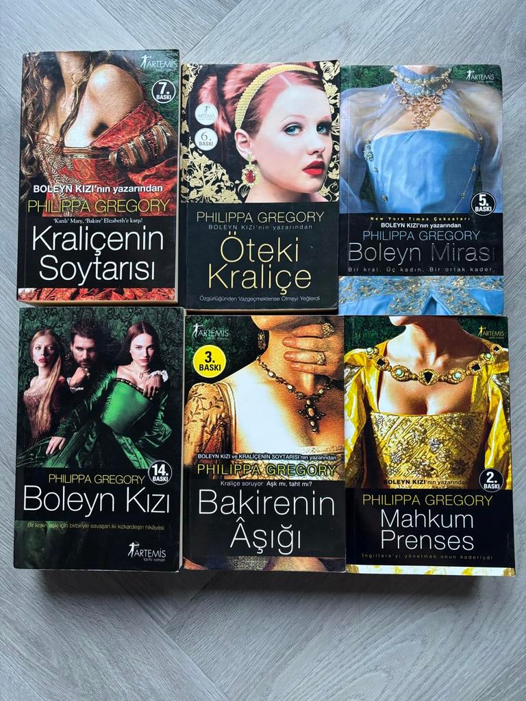 Philippa Gregory Boeken Collectie - 6 Historische Romans, Ophalen of Verzenden, Gelezen