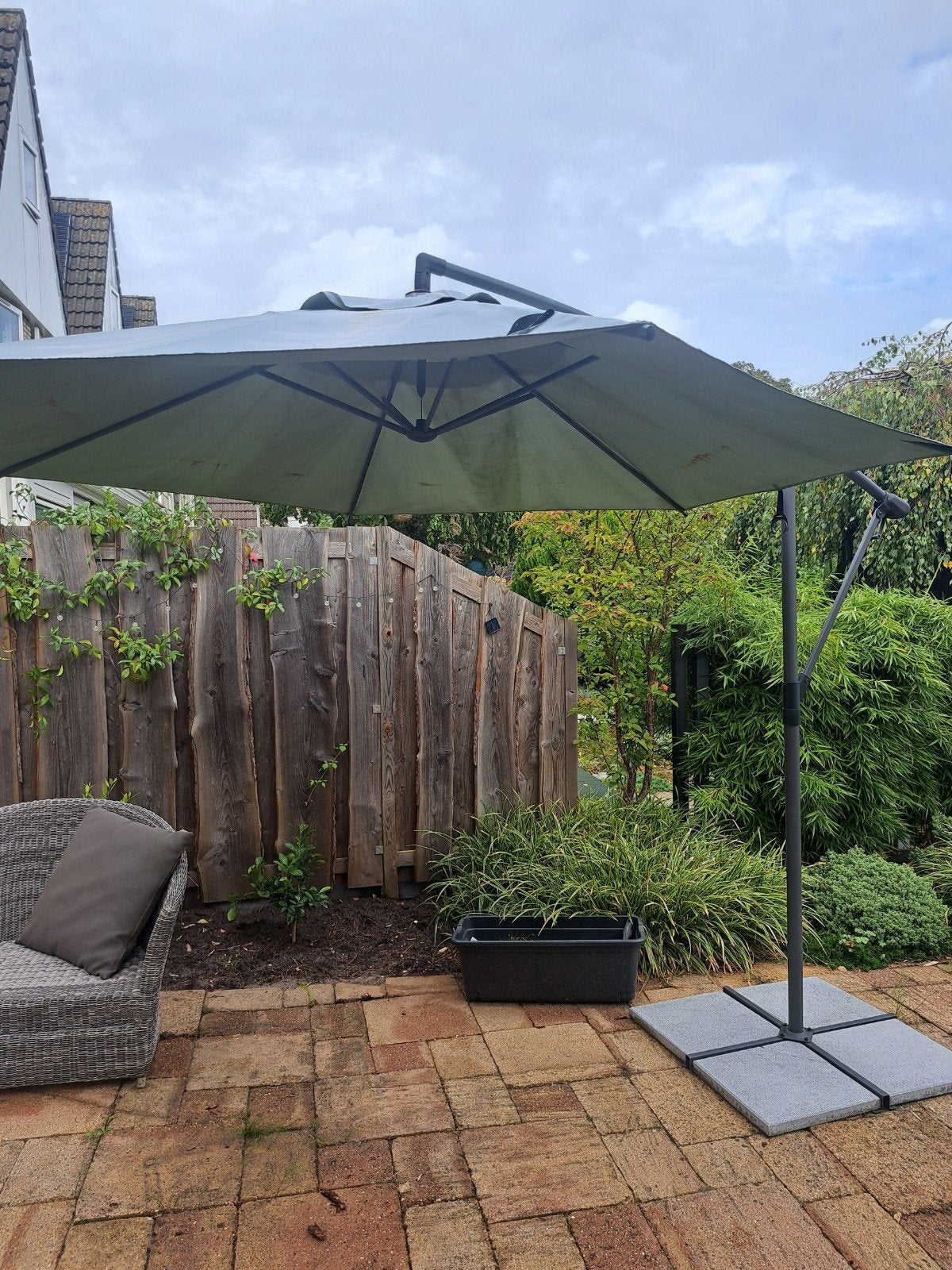 Zweefparasol 3 meter gratis