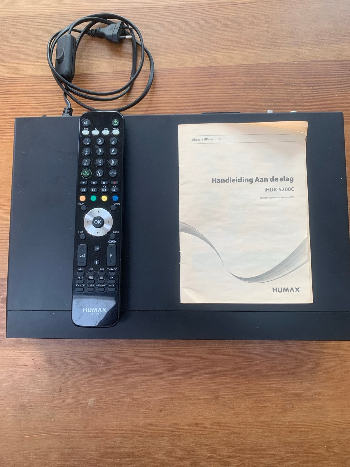 Humax iHDR-5200C Digitale HD-recorder met afstandsbediening, Ophalen of Verzenden, Gebruikt, Harddiskrecorder