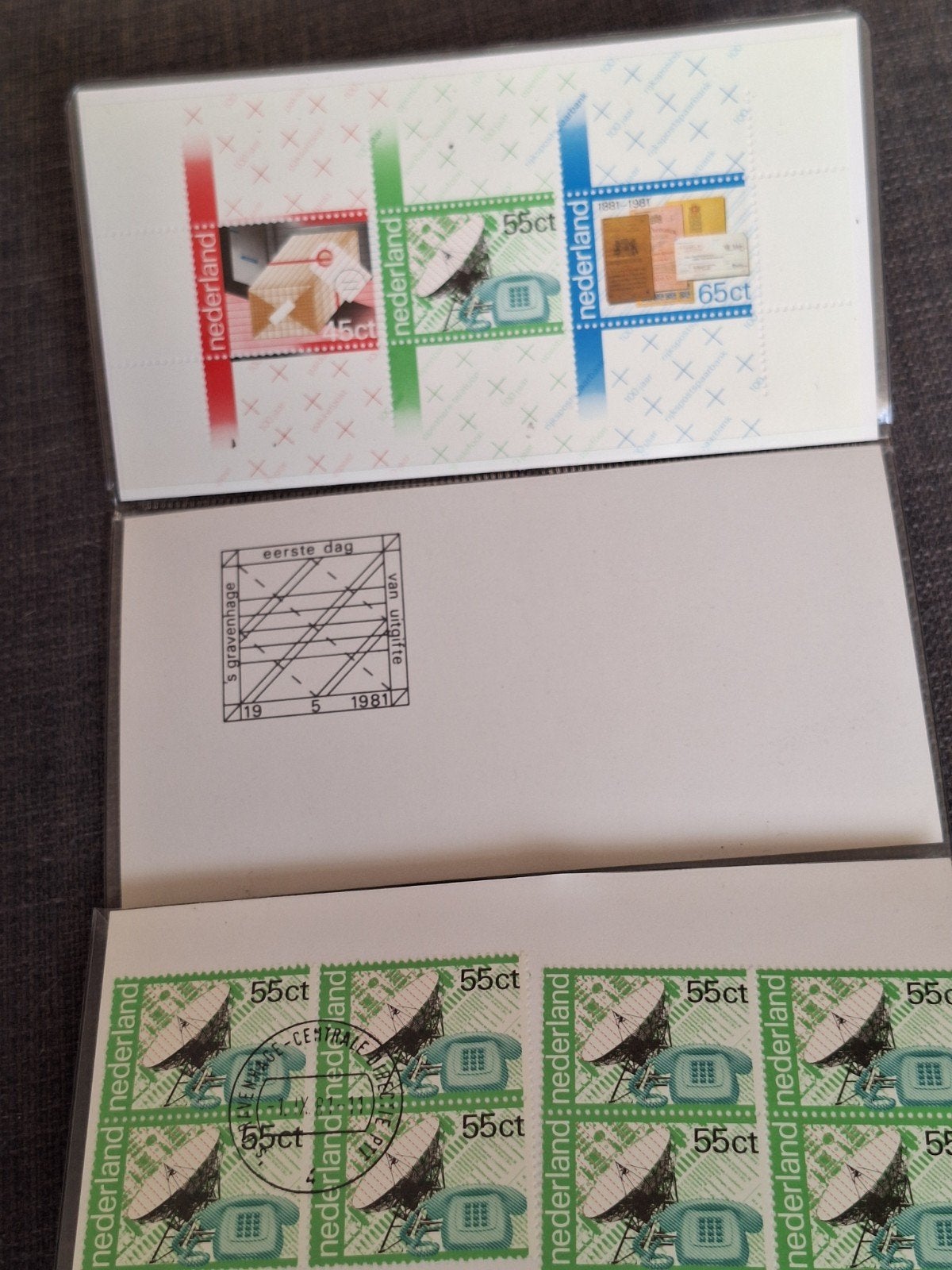 PTT 100 jaar Telefonie Nederland 1981 - Eerste Dag Envelop, Postzegels en Munten, Postzegels | Nederland, Ophalen of Verzenden