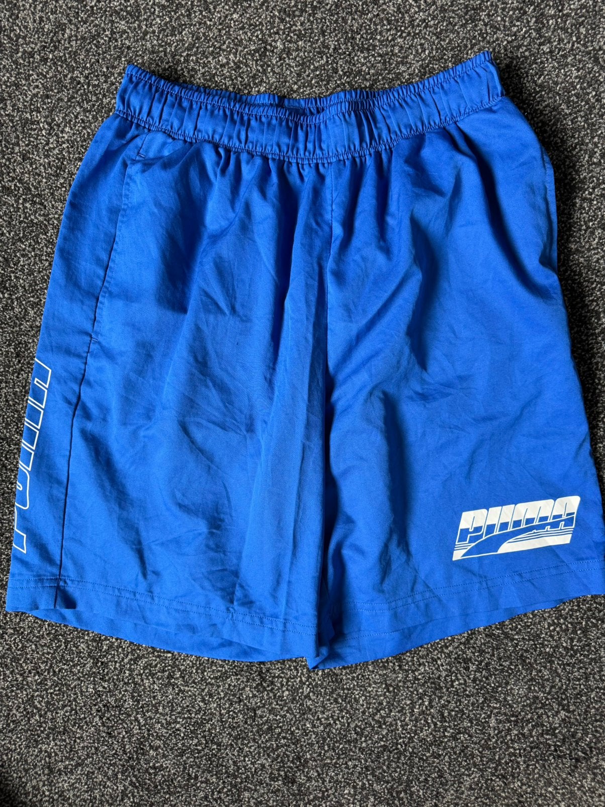 Puma sportbroek kort maat S blauw, Ophalen of Verzenden, Zo goed als nieuw, Blauw, Algemeen