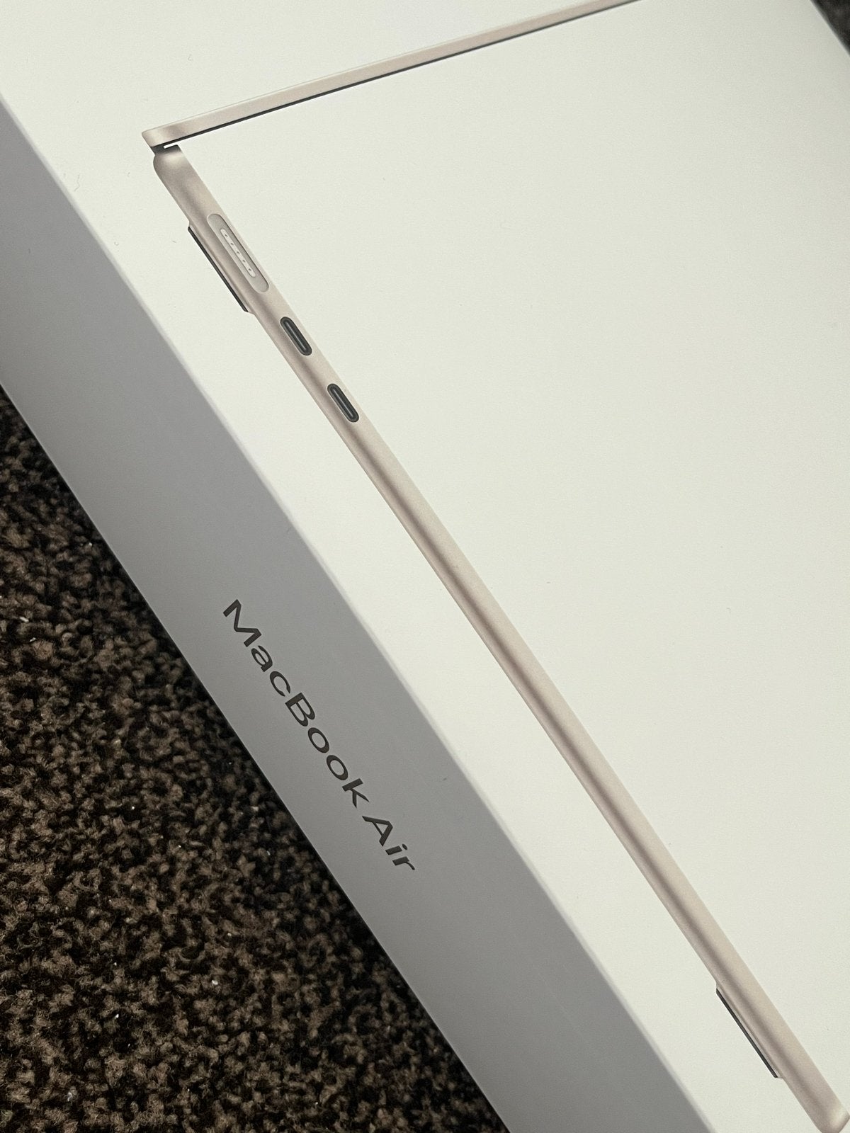 MacBook Air doos - Lege originele verpakking, Ophalen of Verzenden, Gebruikt, Overige groottes, MacBook Air