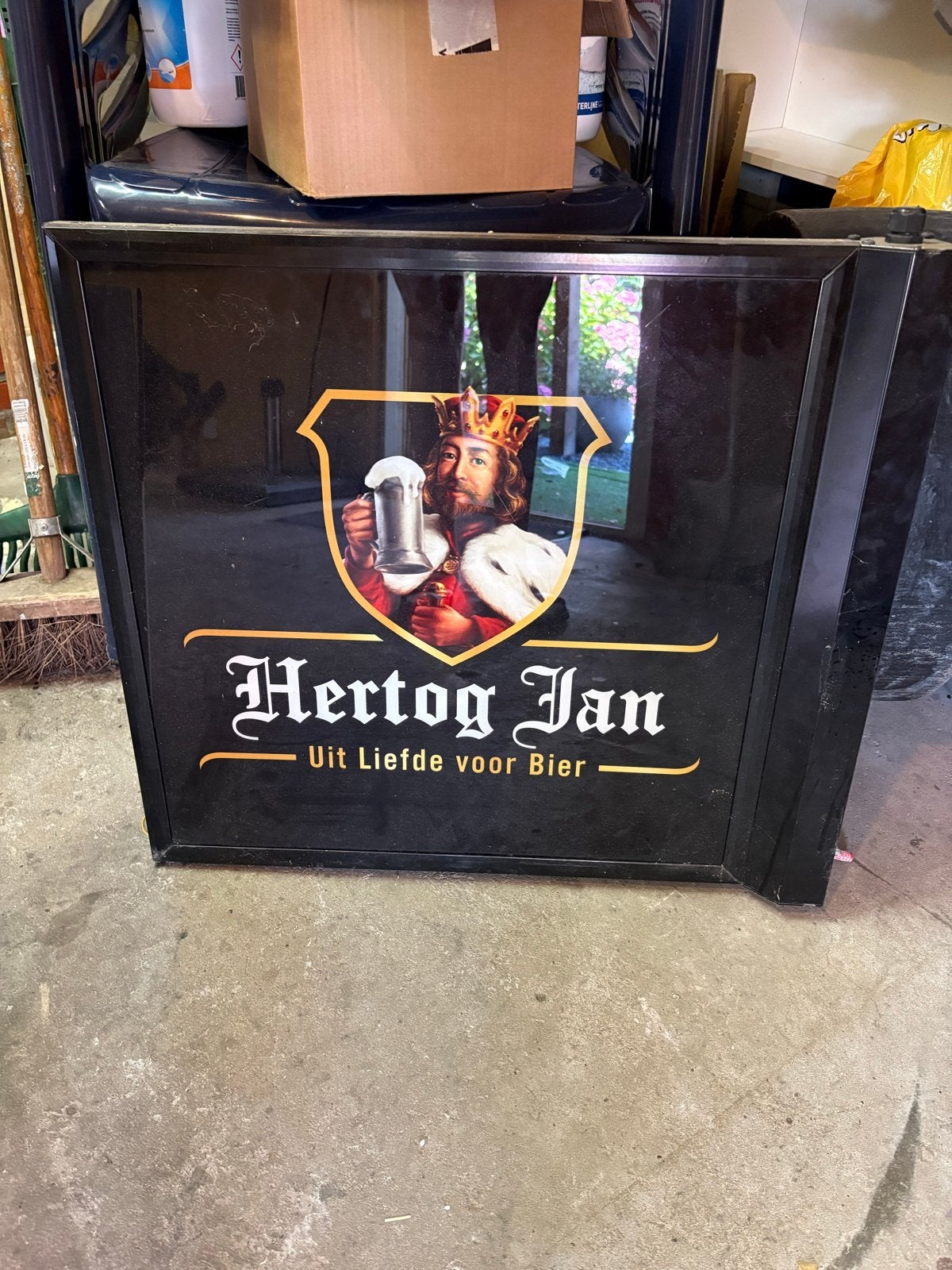 Hertog Jan Lichtbak - Uit Liefde voor Bier, Ophalen of Verzenden, Gebruikt, Lichtbak of (neon) lamp