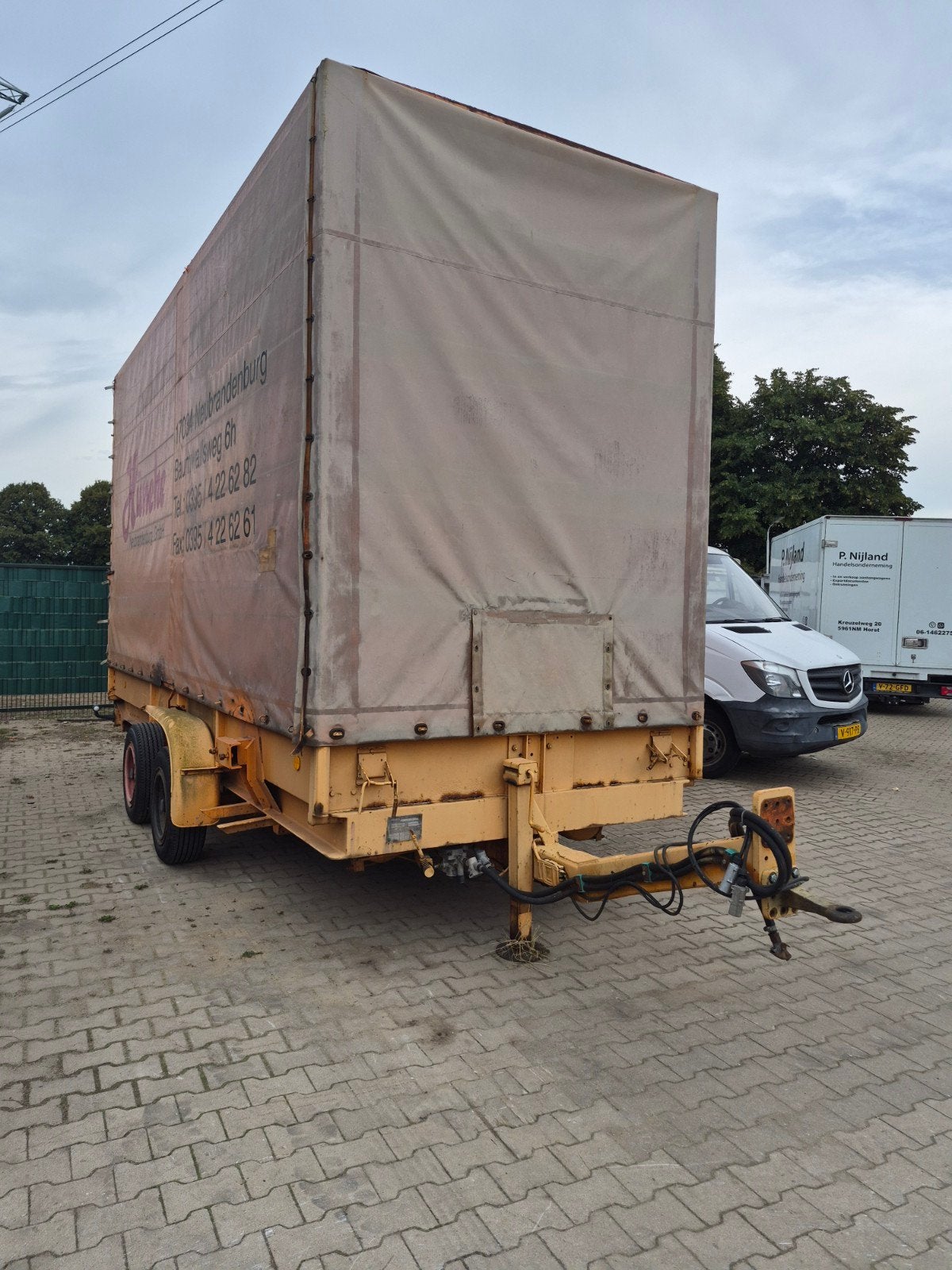 Machinetransporter aanhanger vrachtwagen/tractor, Ophalen