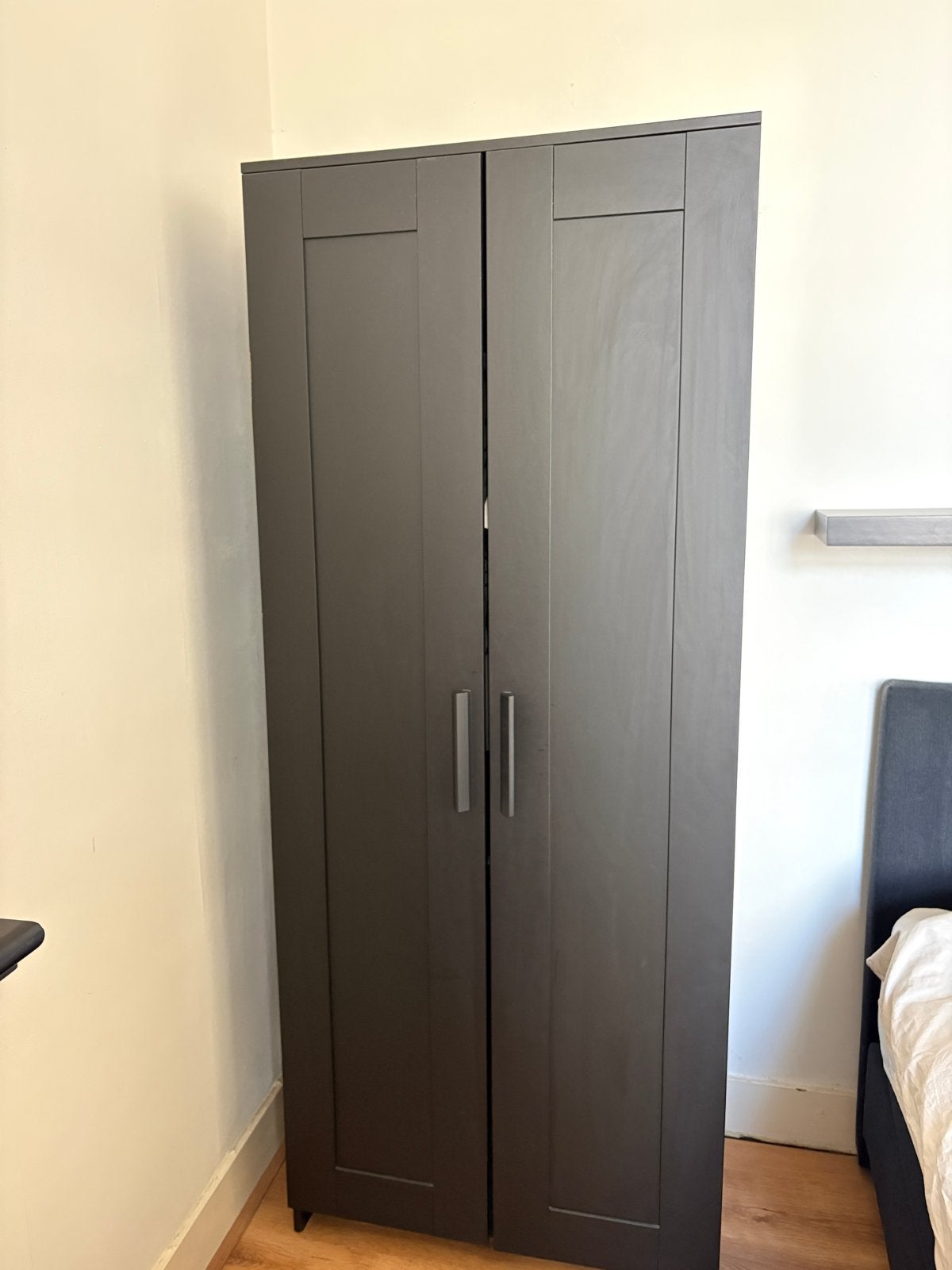 IKEA BRIMNES kledingkasten met 2 deuren, zwart, Ophalen, Gebruikt, 50 tot 100 cm, 150 tot 200 cm