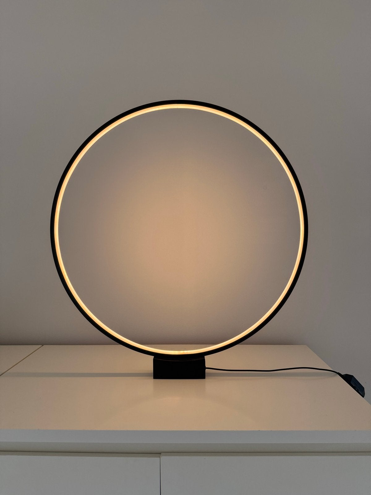 HKliving Luminous LED ringlamp - 60cm met dimmer, Ophalen, Dimbaar, Kunststof, Overige merken