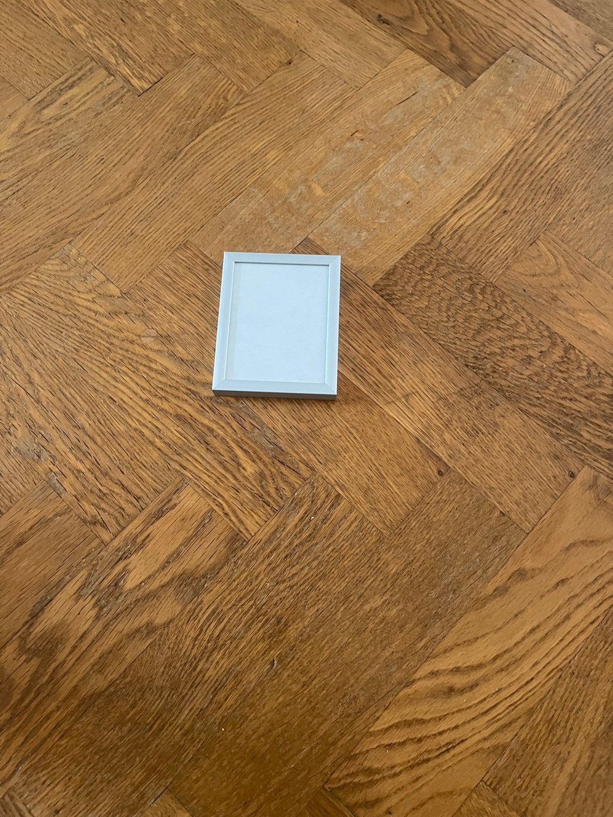 Wit fotolijstje, Huis en Inrichting, Woonaccessoires | Lijsten, Ophalen, Gebruikt, Kunststof