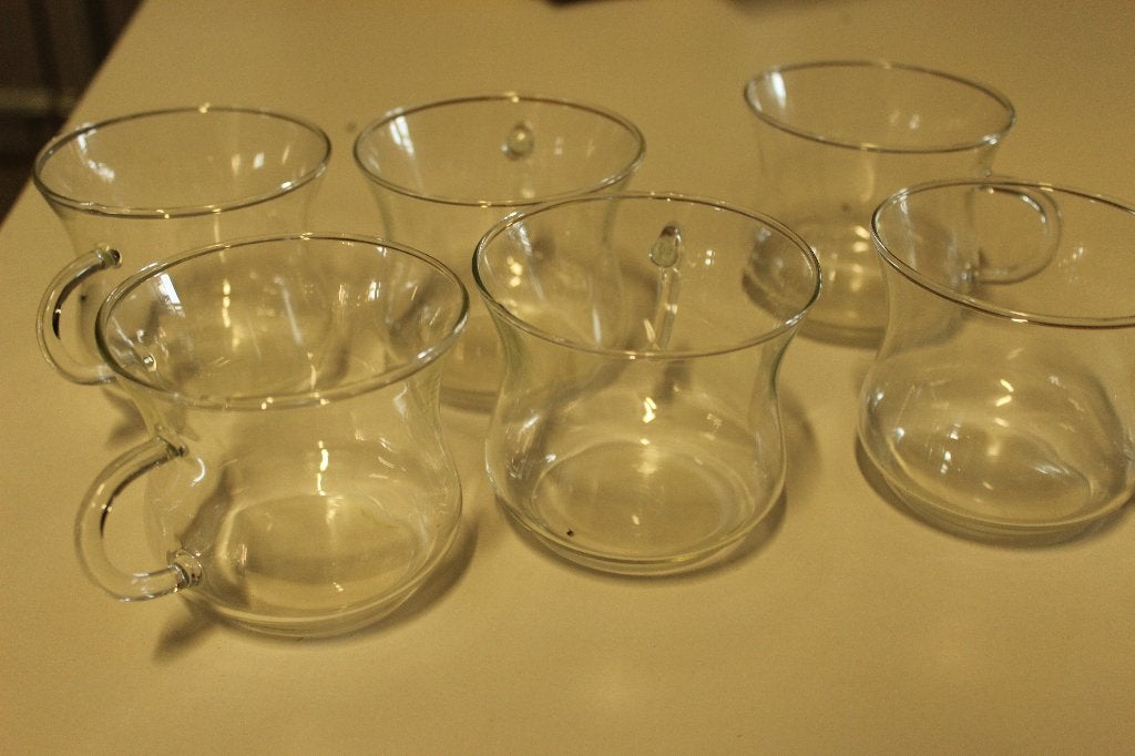 6 bowl/punch glazen, Ophalen of Verzenden, Zo goed als nieuw, Overige typen
