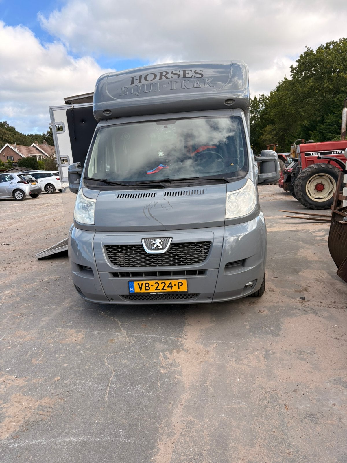Paardenwagen Sonic Equitrek 60.000 km, Dieren en Toebehoren, Ophalen, Gebruikt, Aluminium, Overige typen