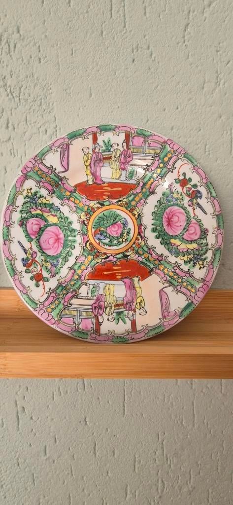 Chinees porseleinen bord - Family Rose stijl, Ø 24 cm, Verzenden