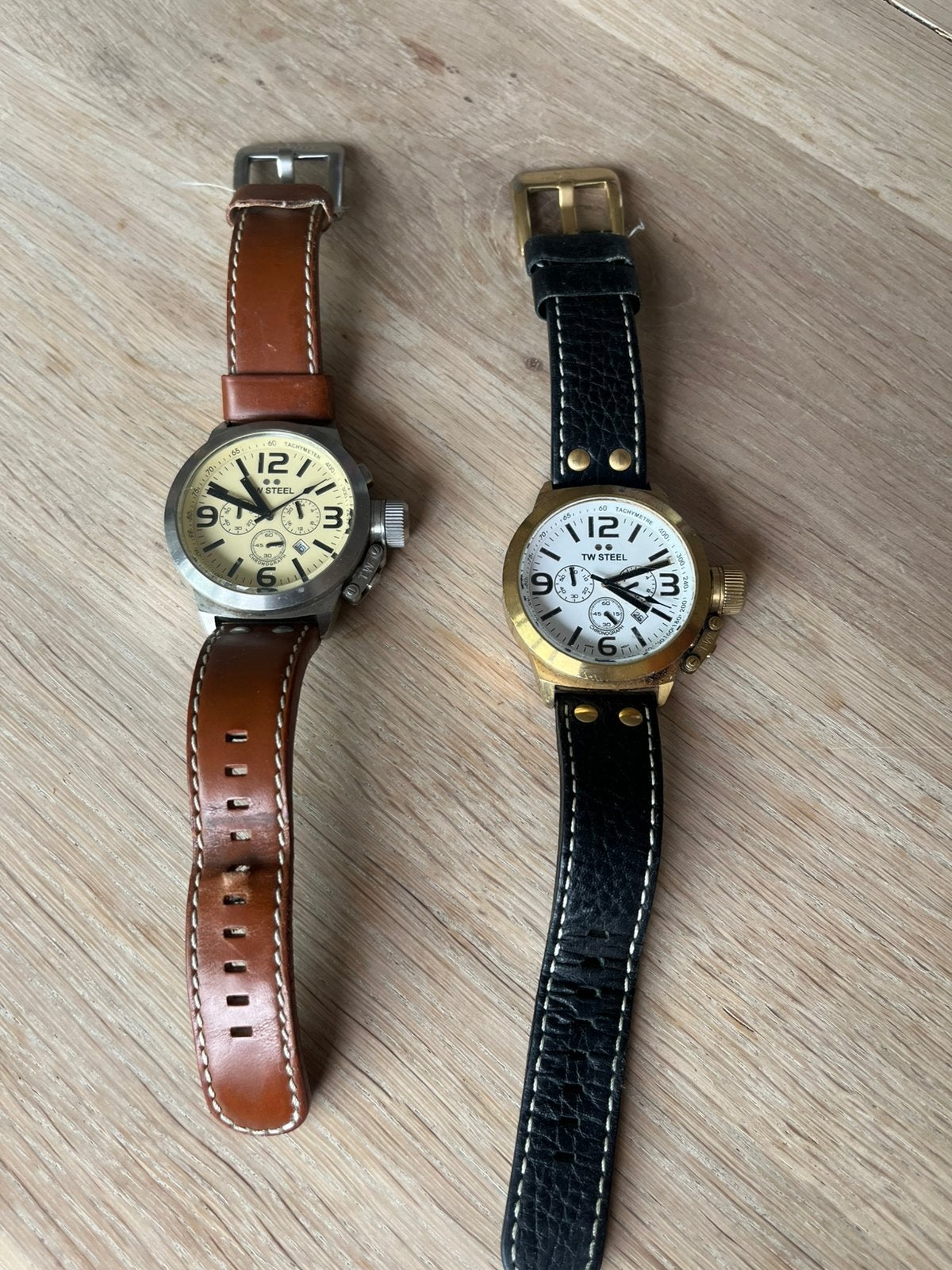 Tw steel, Ophalen, Zo goed als nieuw, Leer, Overige merken