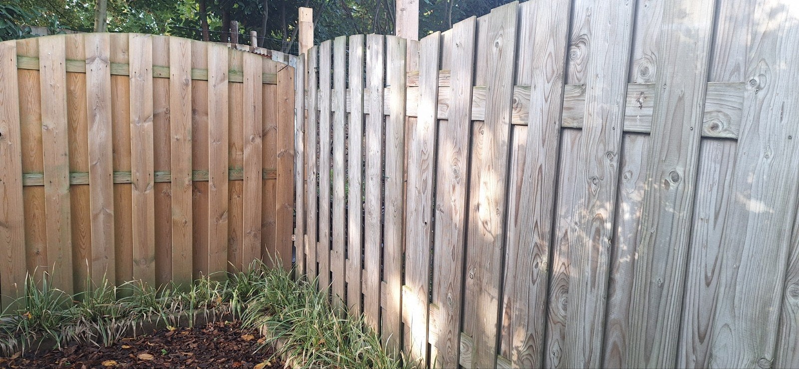 Schutting panelen toog geïmpregneerd 180 bij 180cm. 4 stuks, Tuin en Terras, Ophalen, Minder dan 3 meter, Hout, 1 tot 2 meter