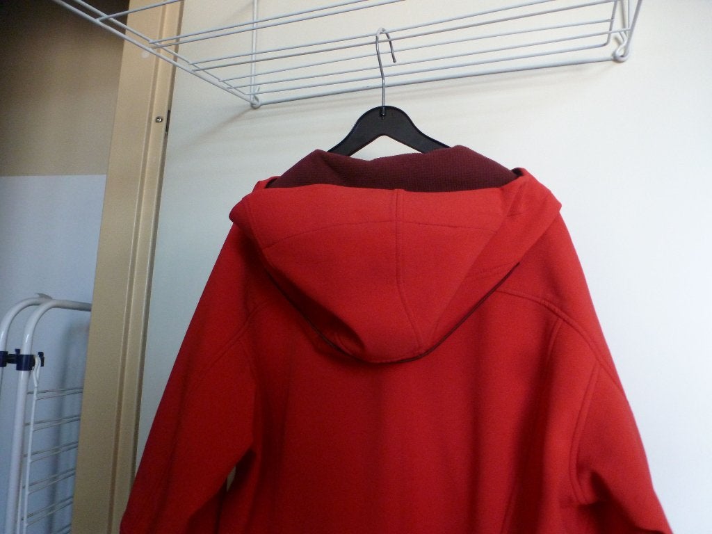 Haglöfs softshell jack rood + capuchon 42 -GRATIS zend, Verzenden, Nieuw, Maat 42/44 (L), Rood