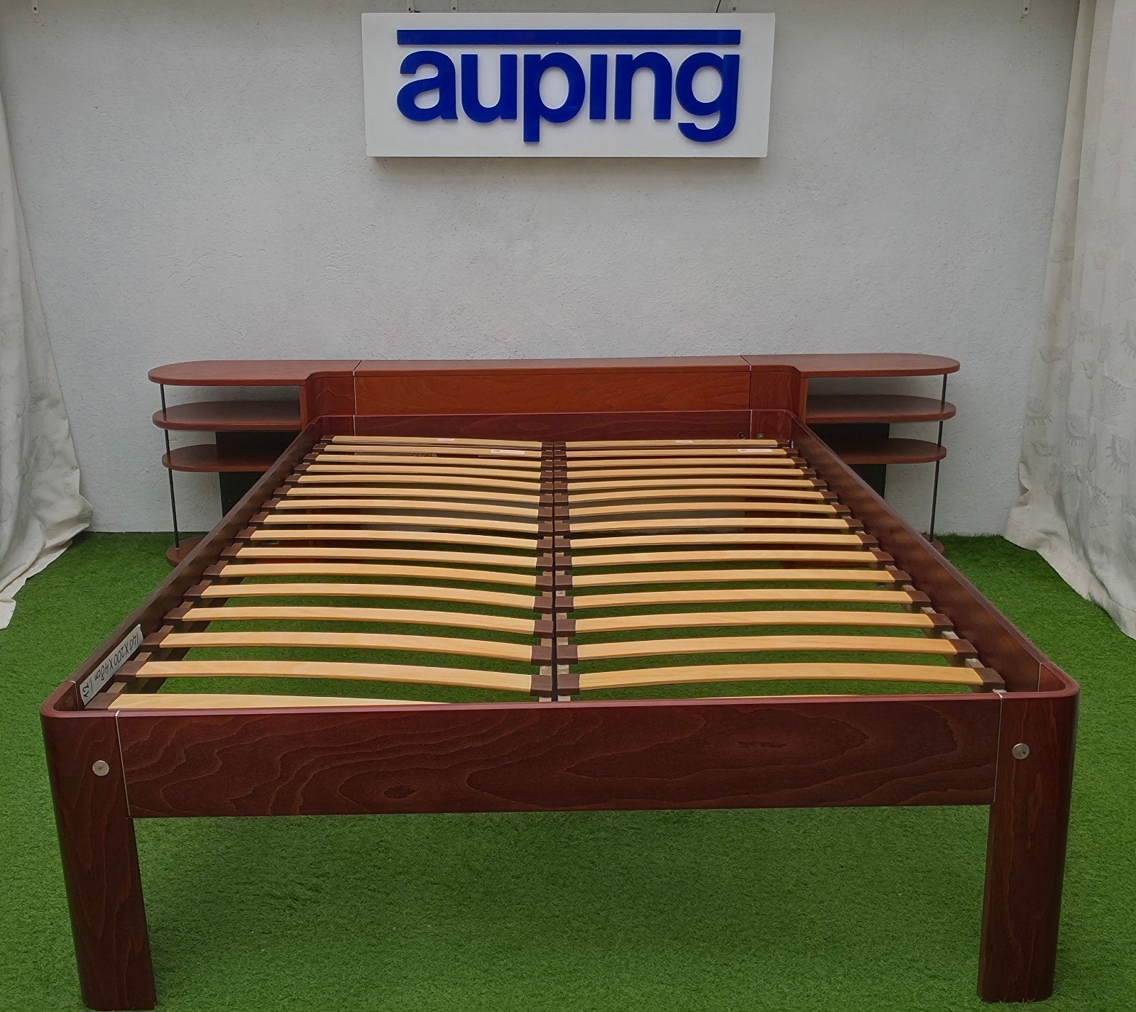 Auping Auronde Bed 140x200cm 48cm Hoog met Achterwand, Huis en Inrichting, Slaapkamer | Beddengoed, Gebruikt, Tweepersoons, Wit