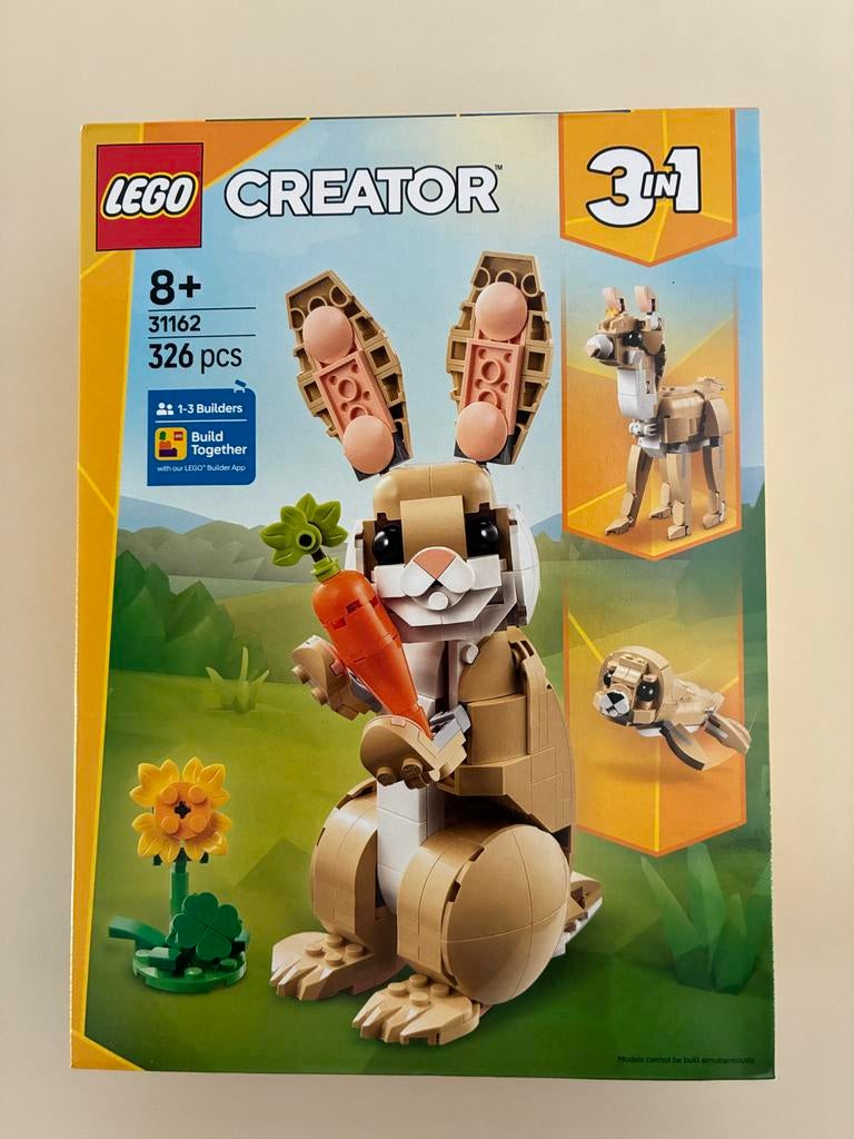 Lego Creator 31162 Konijn, Ophalen of Verzenden, Nieuw, Complete set, Lego