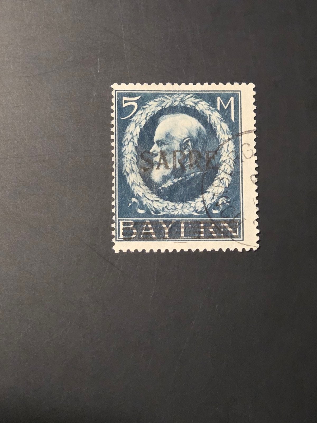 Saar 5 mark 1920, Michel 30, Ophalen of Verzenden