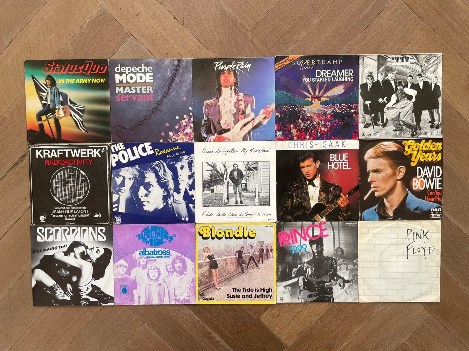 Partij 7 inch vinyl singles, Ophalen of Verzenden, Zo goed als nieuw, Pop