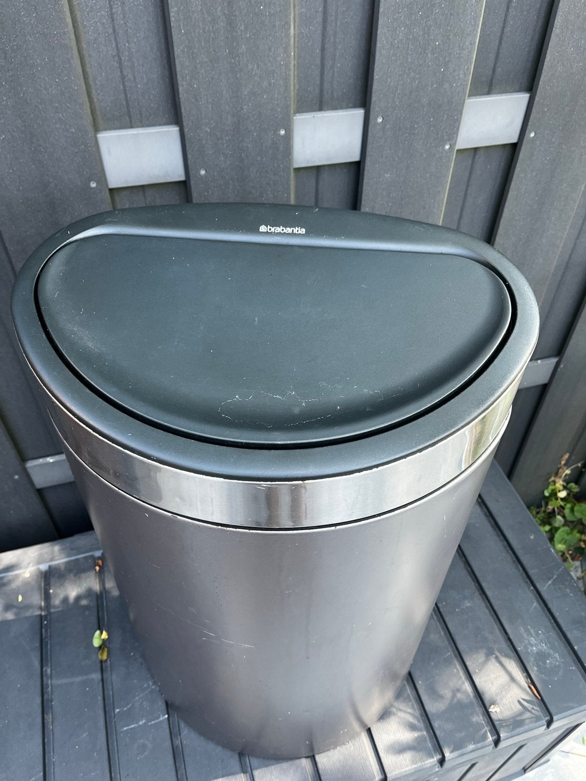 Brabantia Touch Bin 40 liter - Gebruikt, 40 liter of meer, Ophalen, Gebruikt, Metaal