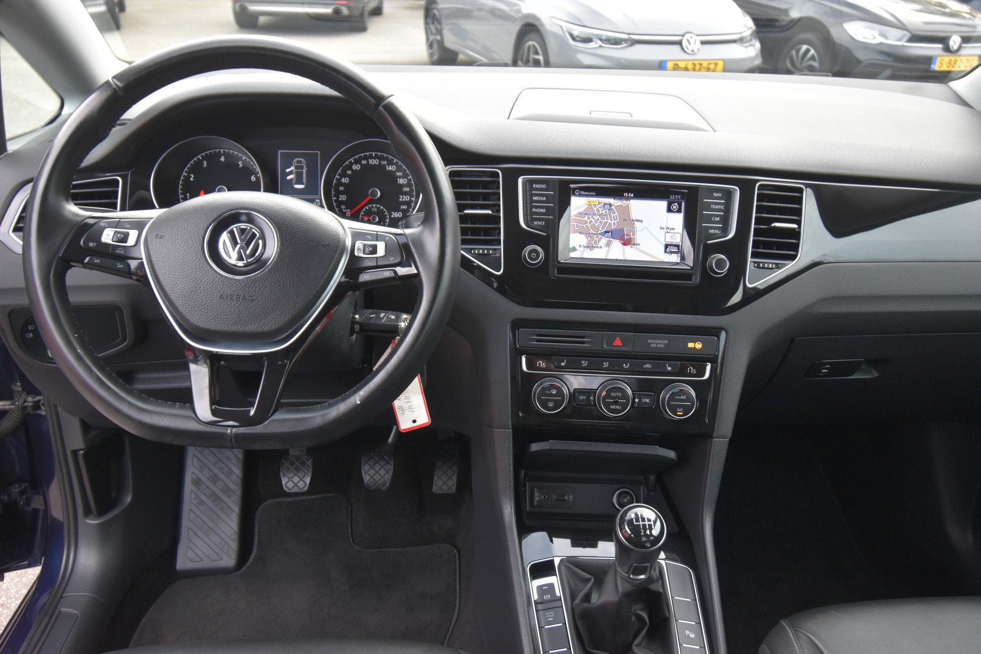 Volkswagen Golf Sportsvan 1.2 TSI Highline , CLIMATRONIC, LE, Auto's, Gebruikt, 4 cilinders, Blauw, Bedrijf