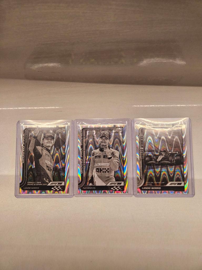Lando norris raywave refractor topps chrome f1 2025 mclaren, Ophalen of Verzenden, Nieuw, Meerdere plaatjes