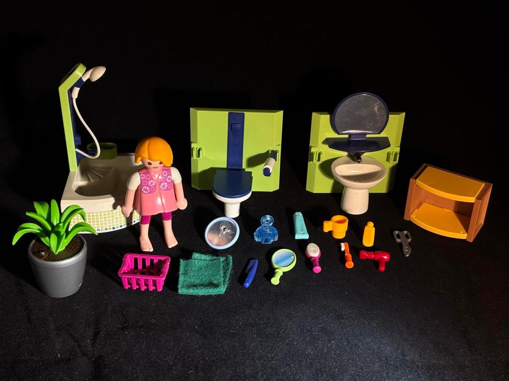 Playmobil Badkamer Set, Ophalen of Verzenden, Zo goed als nieuw