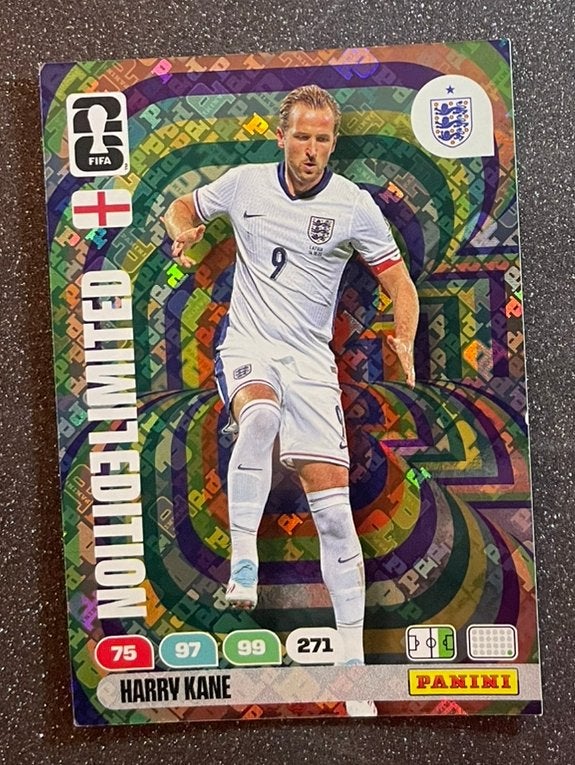 Panini WORLD CUP 2026  LIMITED EDITION  HOLO  HARRY KANE  UK, Verzenden, Zo goed als nieuw, Plaatje