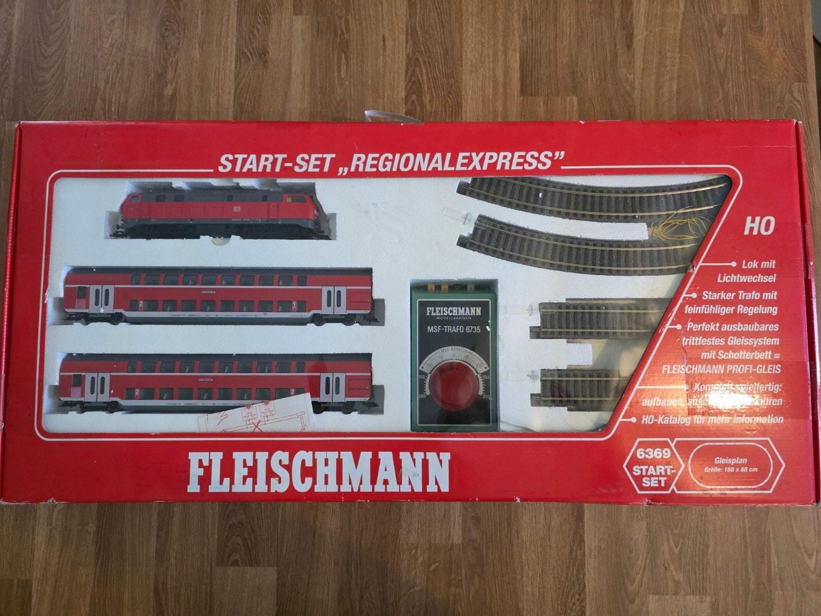 Fleischmann Start-Set "Regionalexpress"  6369 H0, Treinset, Gelijkstroom, Fleischmann, Ophalen of Verzenden