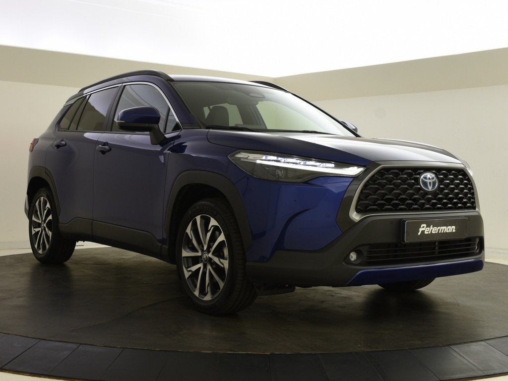 Toyota Corolla Cross Hybrid 200 Style | Trekhaak | 1/2 leder, Auto's, Automaat, Gebruikt, 4 cilinders, Blauw