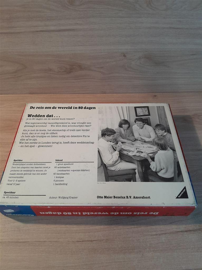 de reis om de wereld in 80 dagen - s5967, Hobby en Vrije tijd, Gezelschapsspellen | Bordspellen, Verzenden, Zo goed als nieuw