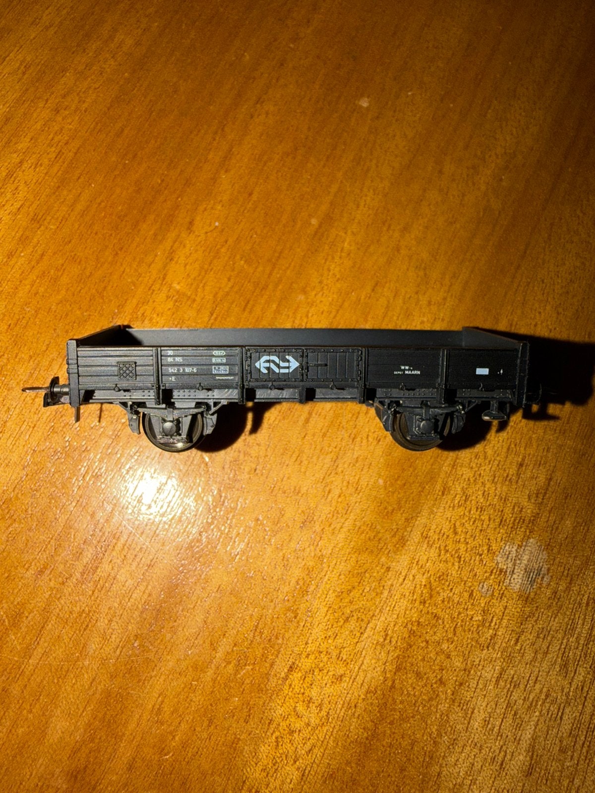Roco H0 NS lageboordwagen - E, Gebruikt, Gelijkstroom, Wagon, Ophalen of Verzenden