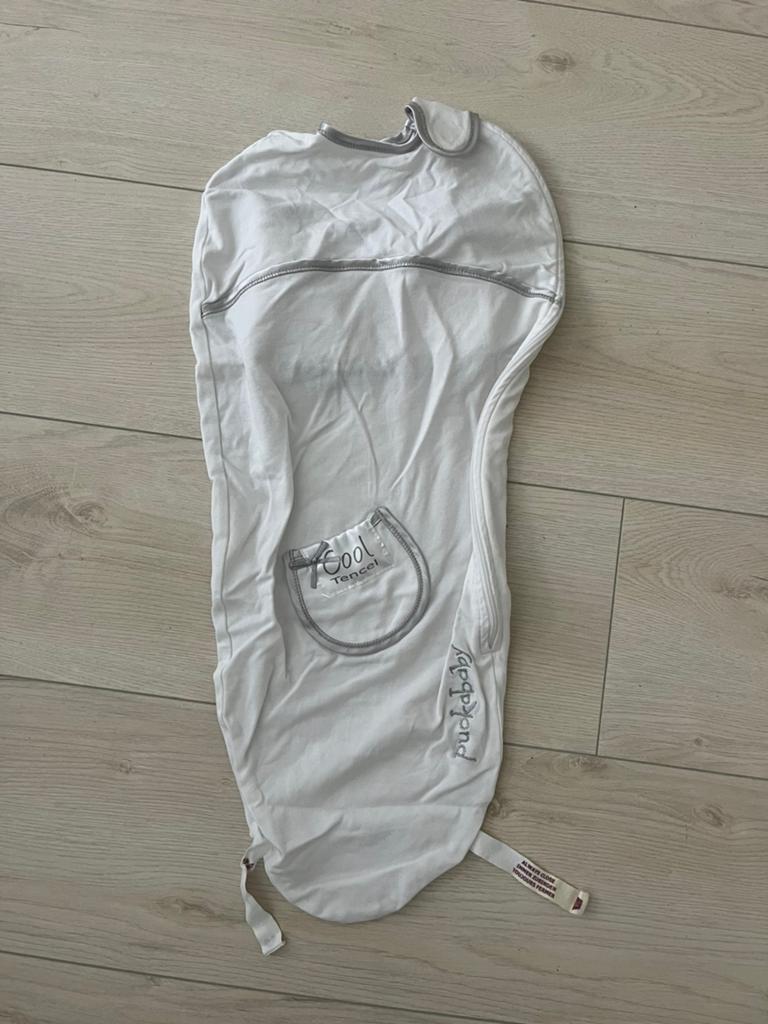 Puckababy afbouw inbakerdoek, Ophalen, Zo goed als nieuw, Minder dan 70 cm, Bakerzak of Bakerdoek