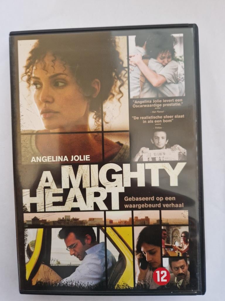 A Mighty Heart DVD - Waargebeurd Drama met Angelina Jolie, Vanaf 12 jaar, Ophalen of Verzenden, Zo goed als nieuw, Waargebeurd drama