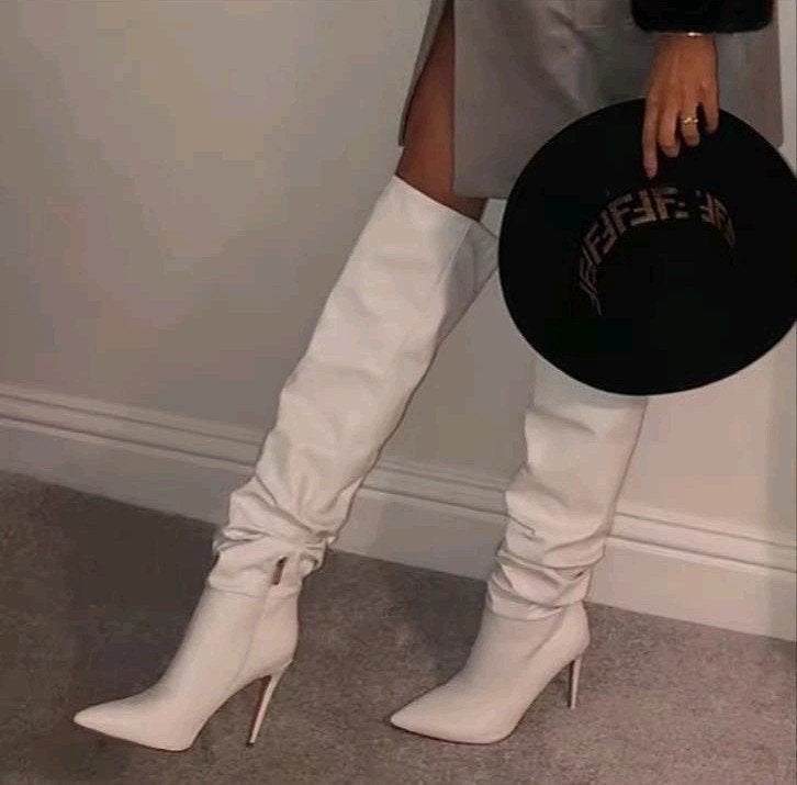 Supermooie Witte Dijlaarzen, tm 47!, Kleding | Dames, Schoenen, Verzenden, Nieuw, Hoge laarzen