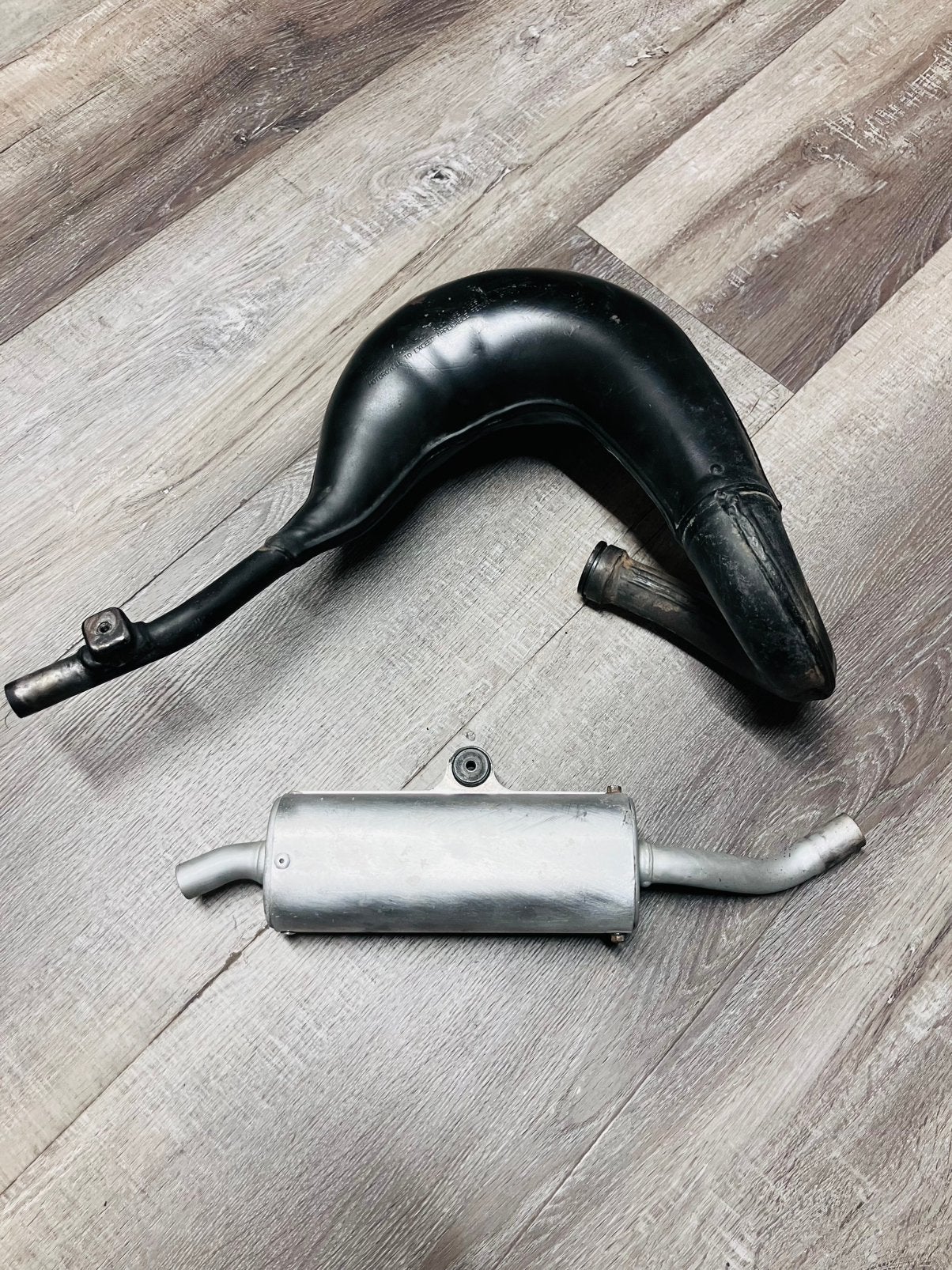 Yamaha YZ80 uitlaat set, Ophalen, Gebruikt