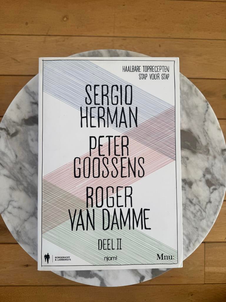 Kookboek Sergio Herman, Peter Goossens, Roger van Damme, Ophalen of Verzenden, Zo goed als nieuw, Overige gebieden, Voorgerechten en Soepen