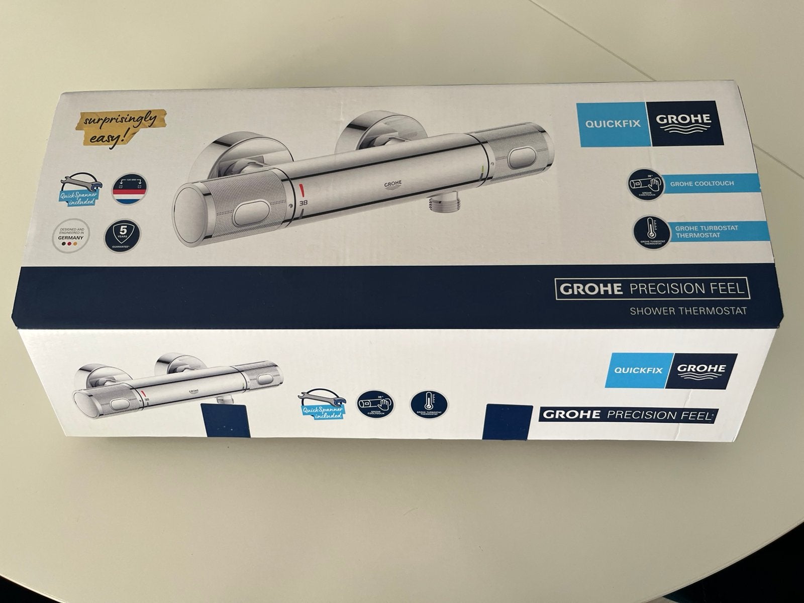 Nieuwe thermostatische Grohe mengkraan voor douche., Doe-het-zelf en Verbouw, Sanitair, Ophalen, Zo goed als nieuw, Douche