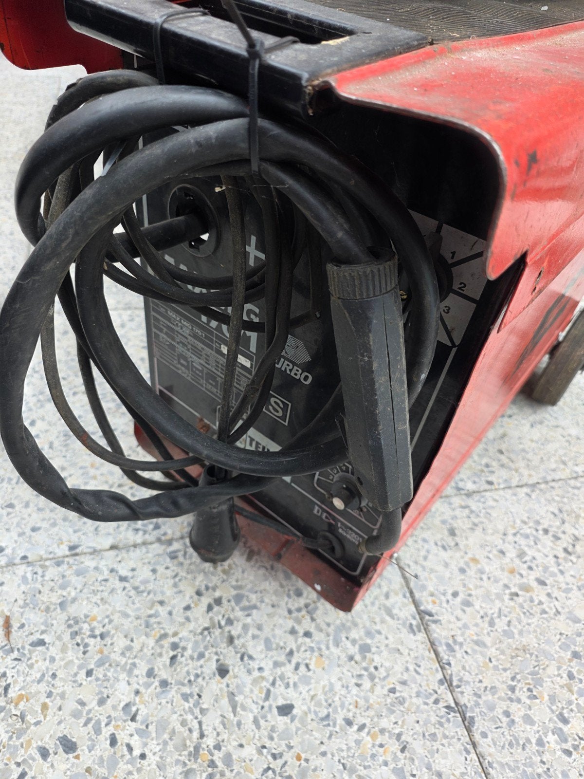 Lasapparaat TELWIN TELMIG 170/1 Turbo MIG-MAG (WERKEND), Ophalen, Gebruikt, 150 tot 250 ampère, Co2